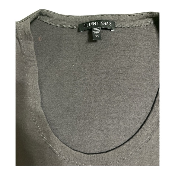 Eileen Fisher Crew Neck Tank in Deep Gray Size XS - Picture 4 of 6